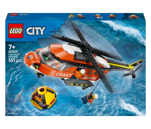 LEGO CITY 60503 Helikopter straży przybrzeżnej - 1473519 - zdjęcie